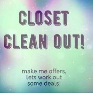 Closet clean out!
